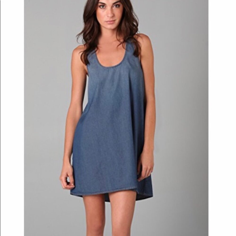 NWT Current/Elliott “Day Camp” Denim Dress, Size M